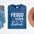 Wife's Graduation Shirt 2018 Proud Husband Of a Graduate Mineral Wash Tshirts Mineral Navy