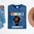 Women HBCU Grad 2025 College Graduation Apparel Mineral Wash Tshirts Mineral Navy