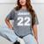 122 January 22 Birthday Wedding Graduation Event Date Mineral Wash Tshirts Mineral Gray