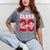 2 Sided Class Of 2026 Senior 2026 Graduation Mineral Wash Tshirts Mineral Gray