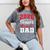 2026 Senior Band Dad Class Of 2026 Band Parent Graduation Mineral Wash Tshirts Mineral Gray