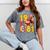 80s Vibes Mixed Tapes & Roller Skates 1981 Nostalgia Retro Mineral Wash Tshirts Mineral Gray