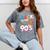 90's Nineties Nostalgia Costume Party Back To The 90s Mineral Wash Tshirts Mineral Gray