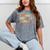 Advocate Support Empower Groovy Social Worker Graduation Mineral Wash Tshirts Mineral Gray