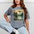 Bigfoot Sasquatch Alien Spaceship UFO Introvert Bruh Mineral Wash Tshirts Mineral Gray