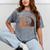 Black Queen With a Masters Degree Melanin Girls Graduation Mineral Wash Tshirts Mineral Gray