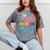 Born In The 90's But The 2000's Raised Me Y2K Nostalgia Mineral Wash Tshirts Mineral Gray