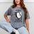 Cat With Coffee On Computer Go Away I'm Introverting Mineral Wash Tshirts Mineral Gray