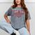 Cheerleading Senior Night Cheer Senior 2026 Graduation 69 Mineral Wash Tshirts Mineral Gray