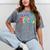 Class Of 1966 School Reunion College Highschool Graduation Mineral Wash Tshirts Mineral Gray