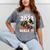 Class Of 2022 Monster Truck Graduation Cap Retro Sunset Boy Mineral Wash Tshirts Mineral Gray