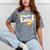 Class Of 2022 Senior Year 90's TV Style Graduation For Grad Mineral Wash Tshirts Mineral Gray