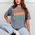 Class Of 2023 Senior 2023 Graduation Retro Seniors Mineral Wash Tshirts Mineral Gray