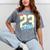 Class Of 2023 Seniors 23 Crew Senior Graduation Idea Mineral Wash Tshirts Mineral Gray