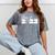 Class Of 2023 Seniors 23 Senior Graduation Idea Flower Mineral Wash Tshirts Mineral Gray