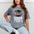 Class Of 2024 Graduation Senior Football Mom 2024 Mineral Wash Tshirts Mineral Gray