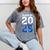 Class Of 2025 Senior Graduation 2025 Blue Mineral Wash Tshirts Mineral Gray