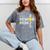 Class Of 2025 Softball Mom Senior Graduation Graduate Women Mineral Wash Tshirts Mineral Gray