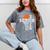 Class Of 2026 Basketball Senior 26 Player Team Graduation Mineral Wash Tshirts Mineral Gray