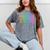 Class Of 2026 High School Graduation Date Graduate T Shirt Mineral Wash Tshirts Mineral Gray