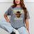 Class Of 2026 Highland Cow Senior Graduation School Pride Mineral Wash Tshirts Mineral Gray