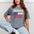 Class Of 2026 Senior Back To School American Flag Graduation Mineral Wash Tshirts Mineral Gray