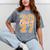 Class Of 2027 Graduation Varsity Orange On The Back Premium Tri-Blend Mineral Wash Tshirts Mineral Gray