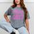 Class Of 2027 Pink Girls Shirt Graduation Mineral Wash Tshirts Mineral Gray