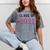 Class Of 2031 Graduation T-Shirt Mineral Wash Tshirts Mineral Gray