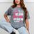 Class Of 2032 She Believed She Could Kids Graduation T-Shirt Mineral Wash Tshirts Mineral Gray