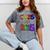 Class Of 2035 Grow With Me Kindergarten Graduation Mineral Wash Tshirts Mineral Gray