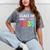 Class Of 2035 Kindergarten Pre K Grow With Me Graduation Mineral Wash Tshirts Mineral Gray