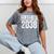 Class Of 2038 Shirt Senior 2038 Graduation Mineral Wash Tshirts Mineral Gray