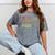 In My College Mom Era College Graduation For Mom Mineral Wash Tshirts Mineral Gray