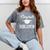 Congrats Benjamin College High School Graduation Mineral Wash Tshirts Mineral Gray