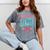 Cosmetology Graduation Tee I Survived Cosmetology School Mineral Wash Tshirts Mineral Gray