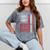 Criminal Justice Major College Student Graduate Graduation Premium Mineral Wash Tshirts Mineral Gray