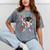 Dabbing 1st Grade Unicorn Graduation Class Of 2021 Nailed It Mineral Wash Tshirts Mineral Gray