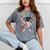 Dabbing 4th Grade Unicorn Graduation Class Of 2021 Nailed It Mineral Wash Tshirts Mineral Gray