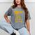 Dabbing Graduation Class Of 2018 T-Shirt School Colors Mineral Wash Tshirts Mineral Gray