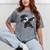 Dabbing Panda Bear Graduation Senior 2019 Shirt Mineral Wash Tshirts Mineral Gray