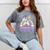 Dabbing Unicorn Kindergarten Graduation Dab Dance Girl Mineral Wash Tshirts Mineral Gray