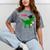 Dinosaur Rawr Diploma Graduate Graduation Mineral Wash Tshirts Mineral Gray