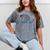 Disney Winnie The Pooh Introvert Eeyore Logo Mineral Wash Tshirts Mineral Gray