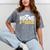 Done 6th Grade Graduation Sixth Grade 6th Graders Mineral Wash Tshirts Mineral Gray