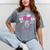 Earned It RN 2025 Nurse Graduation Nursing School Graduate Premium Tri-Blend Mineral Wash Tshirts Mineral Gray