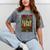 Elder Emo Floral Gothic Vintage Nostalgia Premium Tri-Blend Mineral Wash Tshirts Mineral Gray