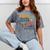 Elementary School End Of Year Graduation Middle Mineral Wash Tshirts Mineral Gray