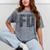 Fire Academy Graduation T-Shirt Firefighter Support Tee Mineral Wash Tshirts Mineral Gray