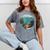 Fish Bowl Frutiger Aero Y2K Retro Vibes Mineral Wash Tshirts Mineral Gray